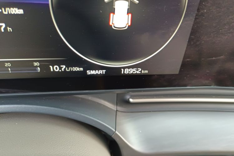Used Kia Carnival 2021 2.0T Flagship Edition Odometer Close Up
