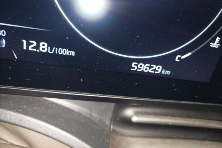 Used Kia Carnival 2021 2.0T Flagship Edition Odometer Close Up