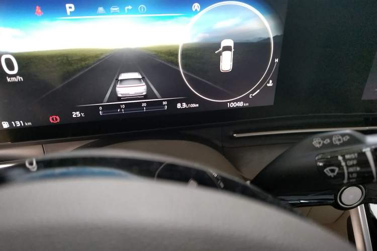 Used Kia Carnival 2021 2.0T Flagship Edition Odometer Close Up