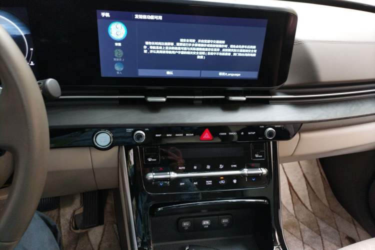 Used Kia Carnival 2021 2.0T Luxury Tech Edition Audio And AC Panel