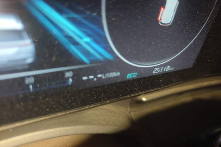Used Kia Carnival 2021 2.0T Flagship Edition Odometer Close Up