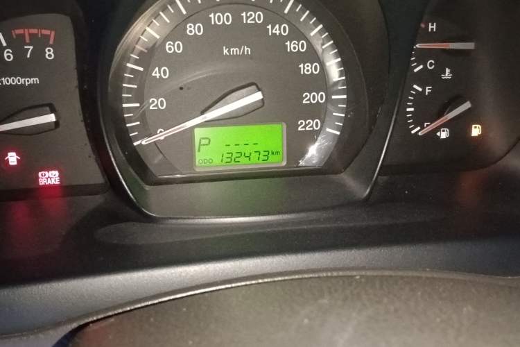 Used Kia Cerato 2007 1.6L AT GLS Odometer Close Up