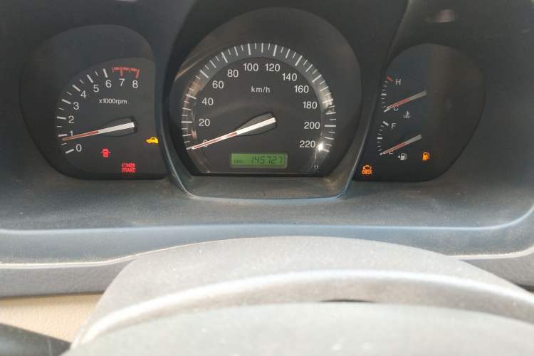 Used Kia Cerato 2007 1.6L MT GL Odometer Close Up