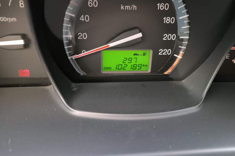 Used Kia Cerato 2007 1.6L MT GLS Odometer Close Up