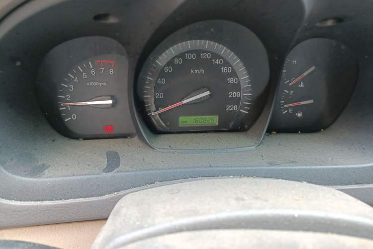 Used Kia Cerato 2007 1.6L MT GL Odometer Close Up