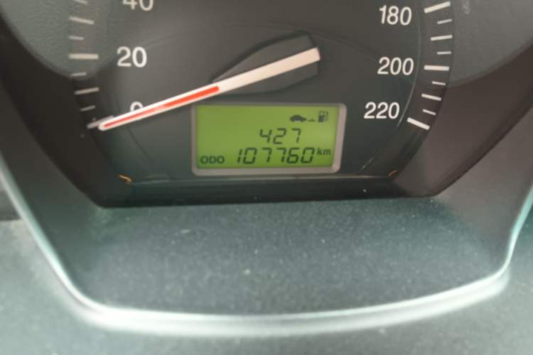 Used Kia Cerato 2007 1.6L MT GLS Odometer Close Up