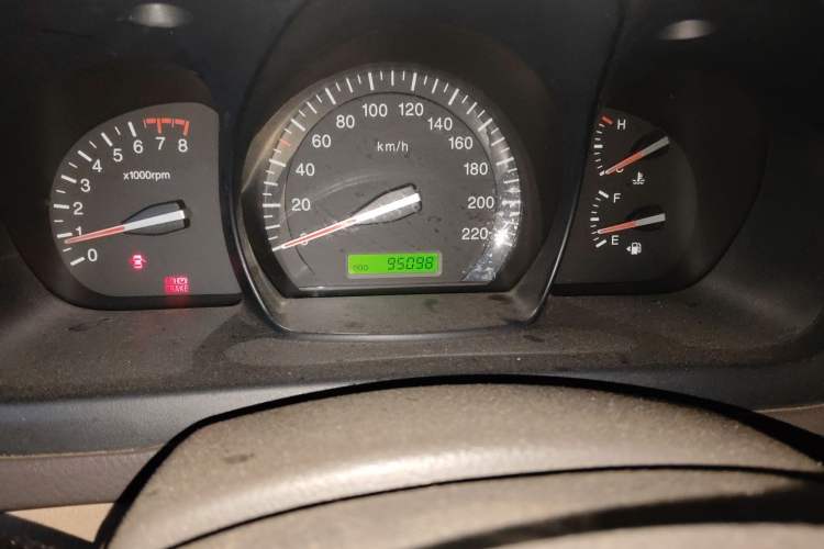 Used Kia Cerato 2010 1.6L MT GL Odometer Close Up