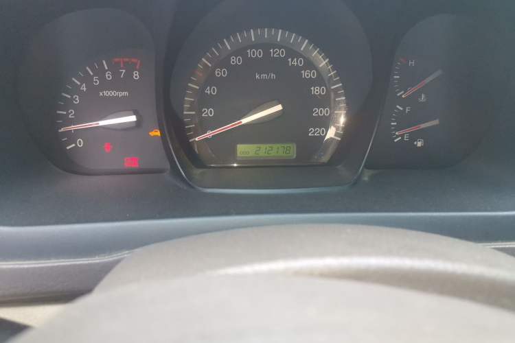 Used Kia Cerato 2010 1.6L MT GL Odometer Close Up
