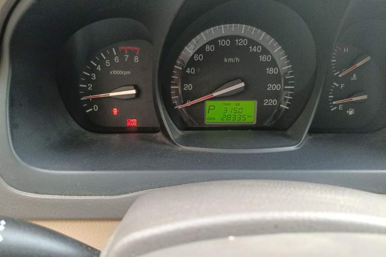 Used Kia Cerato 2010 1.6 AT GL Odometer Close Up
