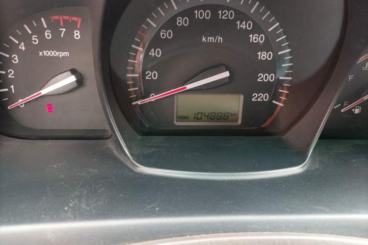 Used Kia Cerato 2010 1.6 AT GL Odometer Close Up