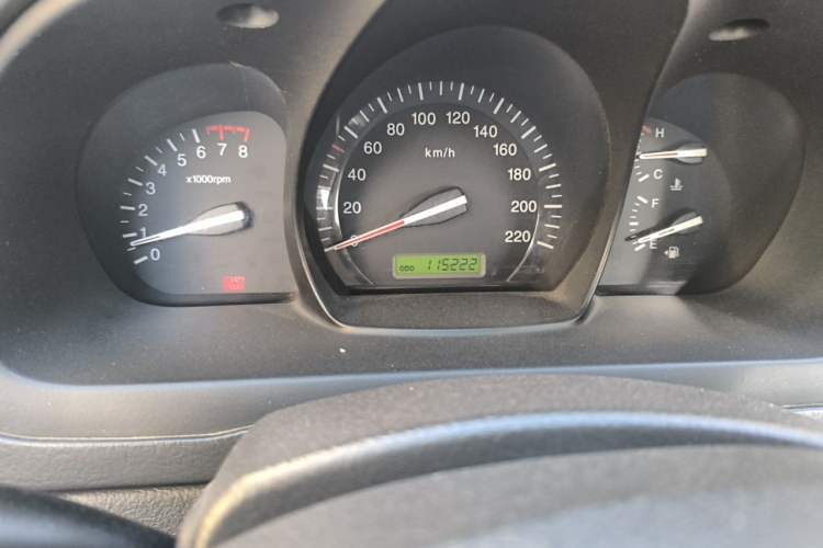 Used Kia Cerato 2010 1.6L MT GL Odometer Close Up