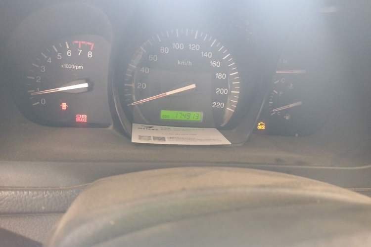 Used Kia Cerato 2012 1.6L MT GL Odometer Close Up