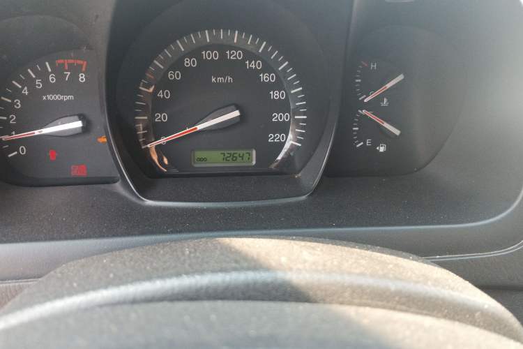 Used Kia Cerato 2012 1.6L MT GL Odometer Close Up