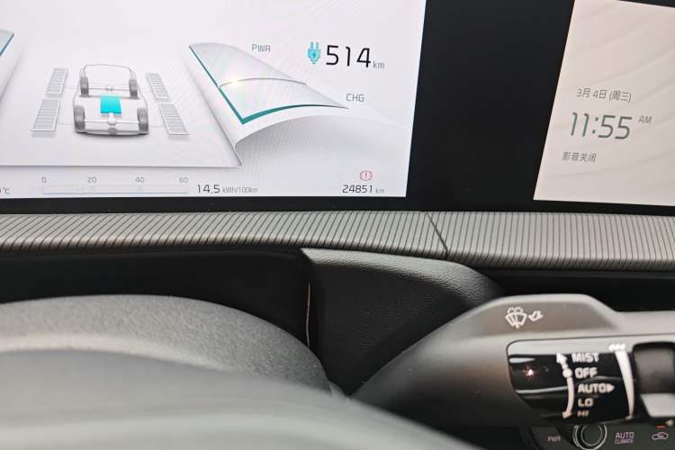 Used Kia EV6 2023 GT-Line EAWD Odometer Close Up