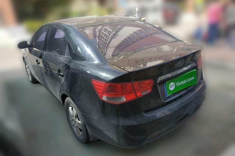 Used Kia Forte 2009 1.6L AT GL Rear Left 45 Deg