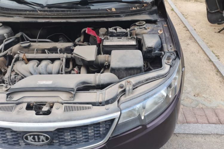 Used Kia Forte 2009 1.6L AT Premium Engine Bay Left