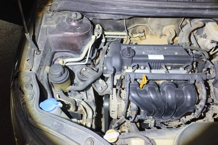Used Kia Forte 2009 1.6L AT GLS Engine Bay Right