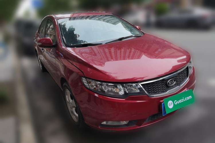 Used Kia Forte 2009 1.6L MT GLS Front Right 45 Deg