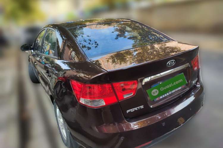 Used Kia Forte 2011 1.6L AT GL Rear Left 45 Deg
