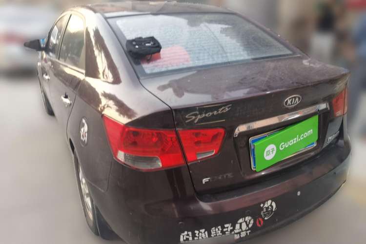 Used Kia Forte 2011 1.6L AT GL Rear Left 45 Deg