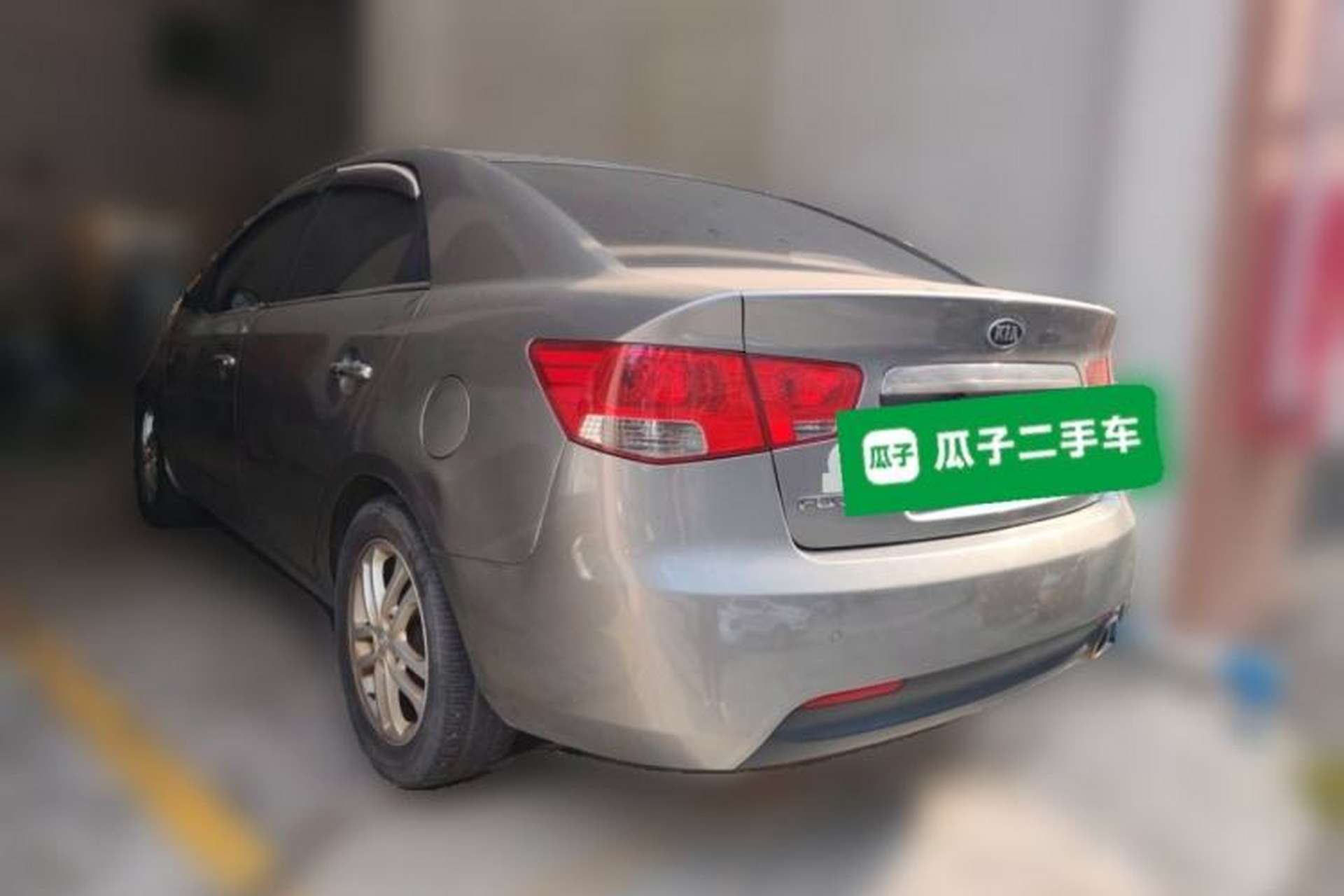 Used Kia Forte 2011 1.6L AT Premium Rear Left 45 Deg