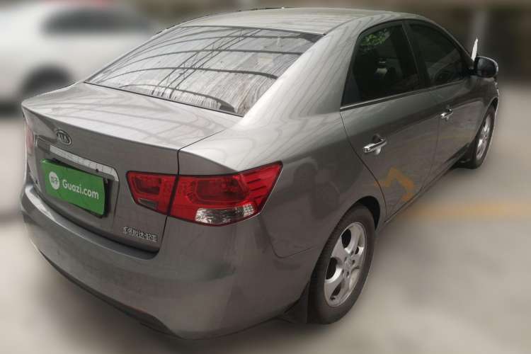Used Kia Forte 2011 1.6L MT GLS Rear Right 45 Deg