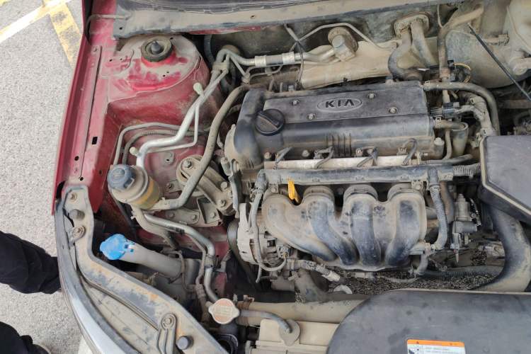 Used Kia Forte 2011 1.6L MT GL Engine Bay Right