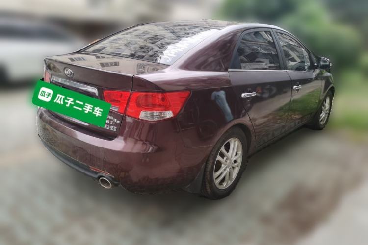 Used Kia Forte 2011 1.6L AT GLS Rear Right 45 Deg