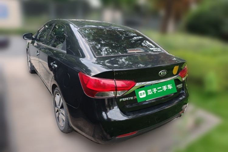 Used Kia Forte 2014 1.6L AT Premium Model Rear Left 45 Deg