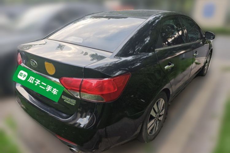 Used Kia Forte 2014 1.6L AT Premium Model Rear Right 45 Deg
