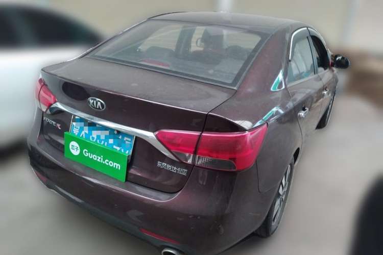 Used Kia Forte 2014 1.6L AT Premium Model Rear Right 45 Deg