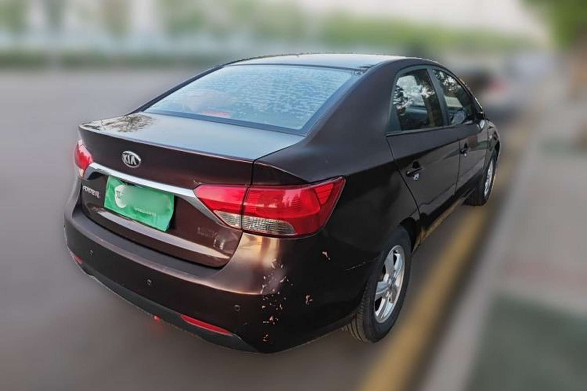 Used Kia Forte 2014 1.6L AT GL Rear Right 45 Deg