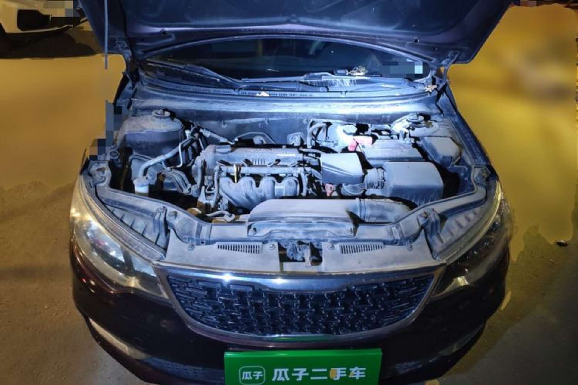 Used Kia Forte 2014 1.6L AT Premium Model Engine Bay