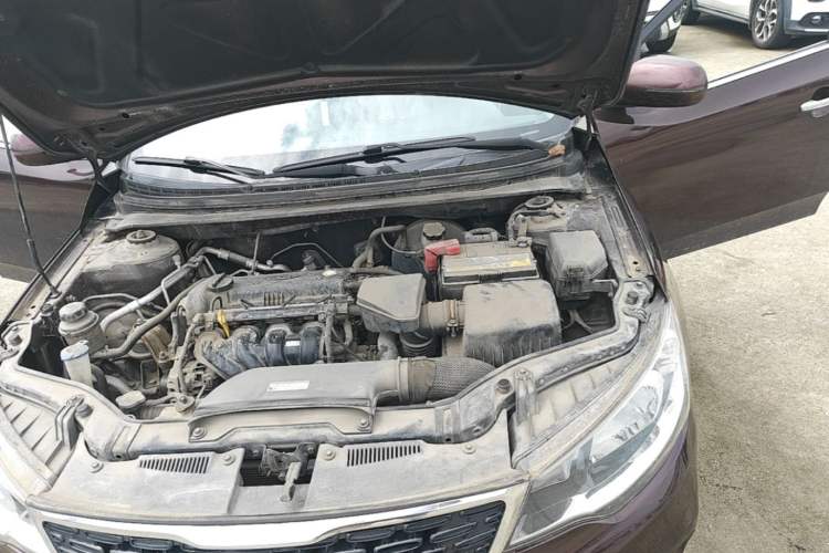 Used Kia Forte 2014 1.6L MT GLS Engine Bay Left