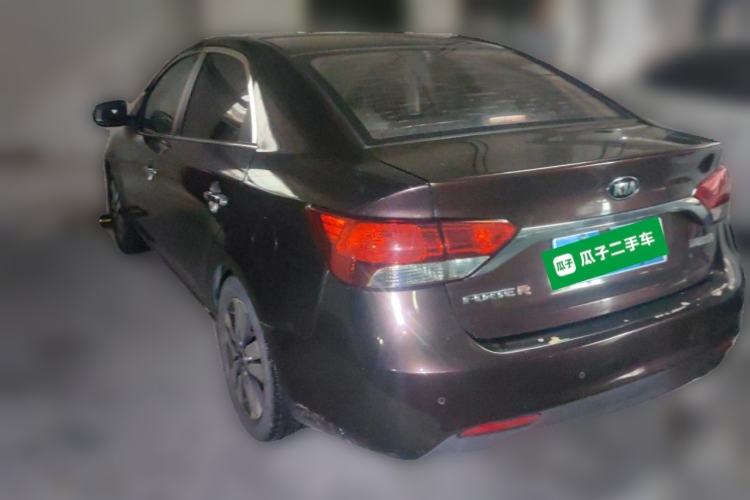 Used Kia Forte 2014 1.6L AT Premium Model Rear Left 45 Deg