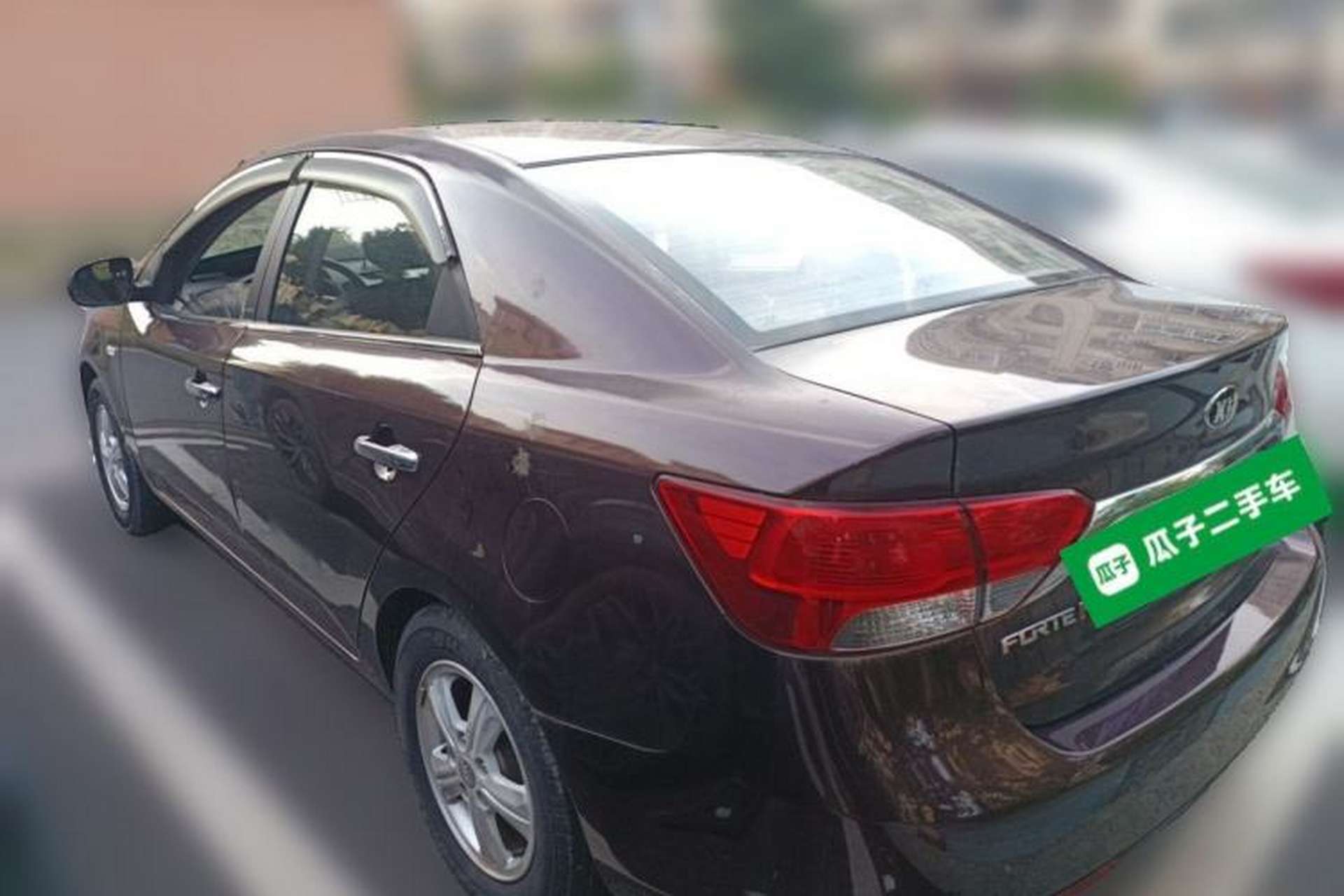 Used Kia Forte 2014 1.6L MT GL Rear Left 45 Deg