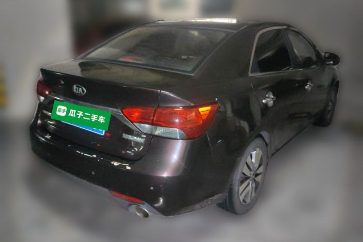 Used Kia Forte 2014 1.6L AT Premium Model Rear Right 45 Deg