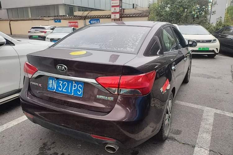Used Kia Forte 2014 1.6L MT GLS Rear Right 45 Deg
