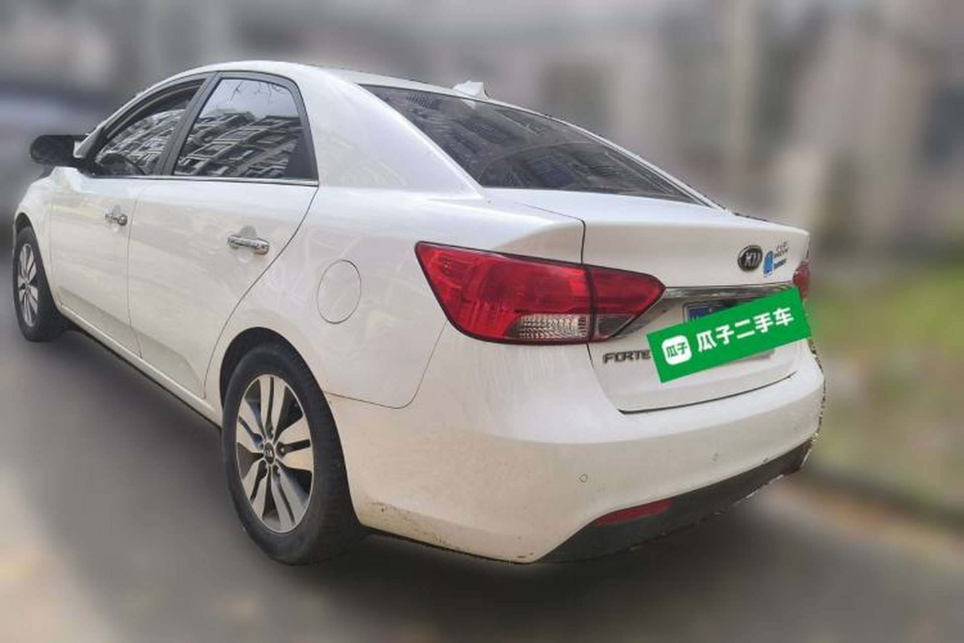 Used Kia Forte 2014 1.6L MT GLS Rear Left 45 Deg