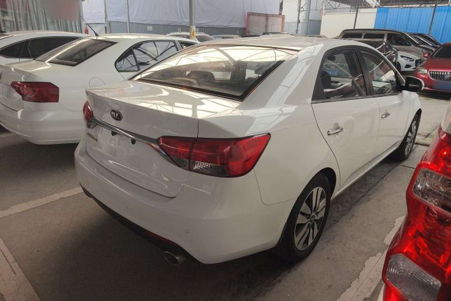 Used Kia Forte 2014 1.6L AT GLS Rear Right 45 Deg