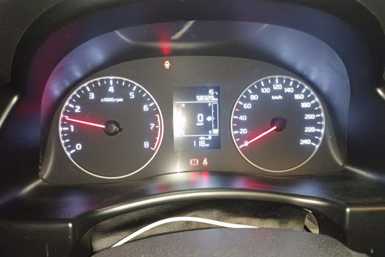 Used Kia Forte 2018 1.6L Manual Value Edition with Sunroof Instrument Cluster