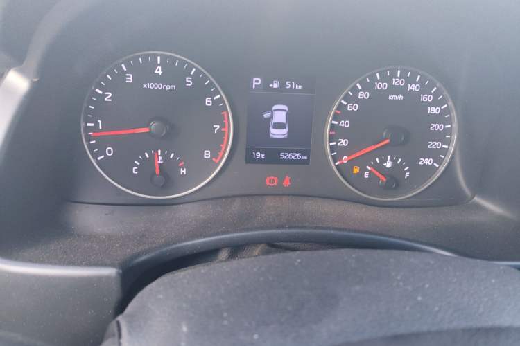 Used Kia Forte 2018 1.6L Automatic Value-Comfort Luxury Edition Odometer Close Up