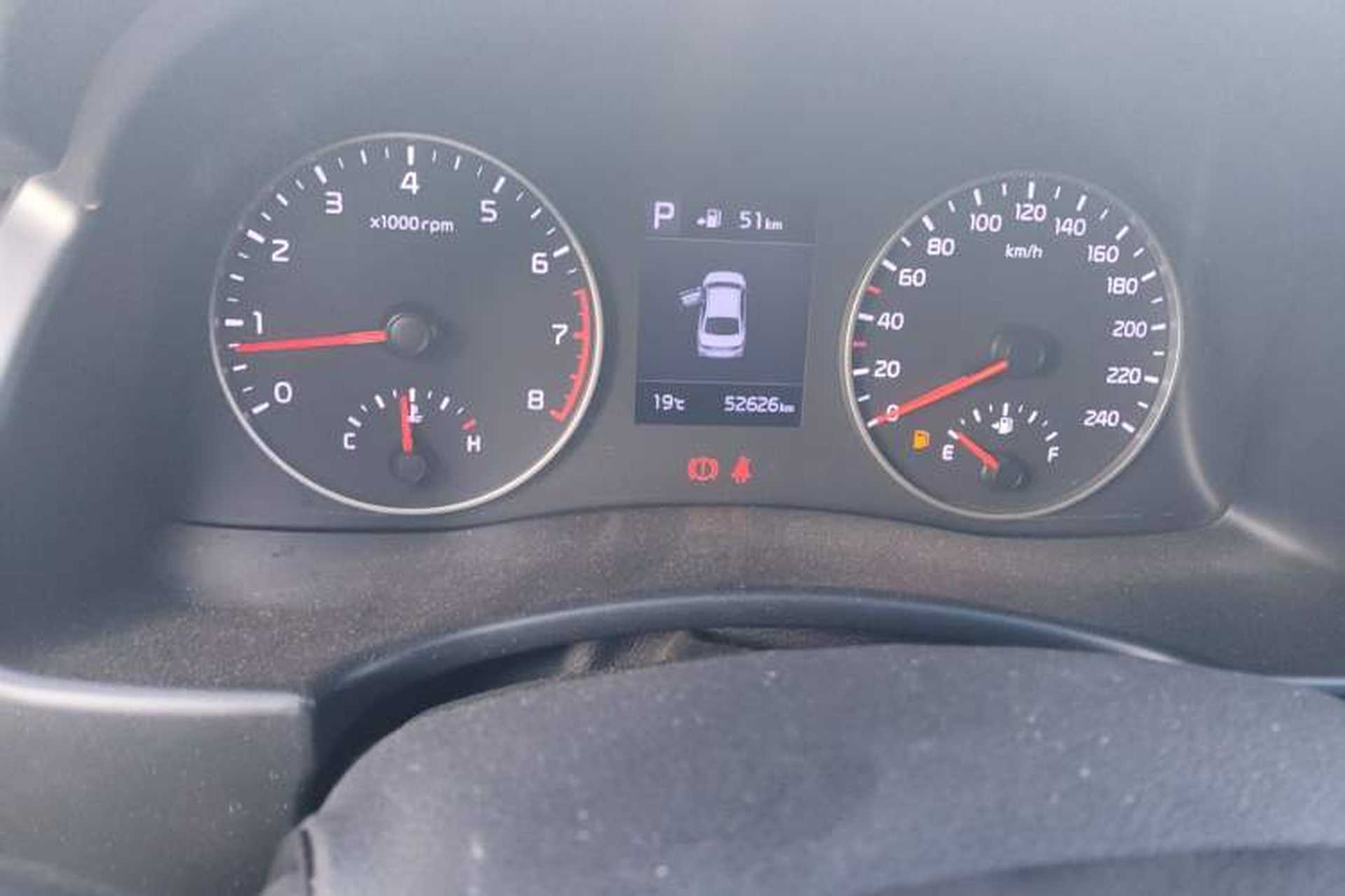 Used Kia Forte 2018 1.6L Automatic Value-Comfort Luxury Edition Odometer Close Up