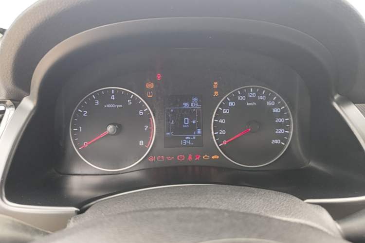 Used Kia Forte 2018 1.6L Manual Value Edition with Sunroof Instrument Cluster