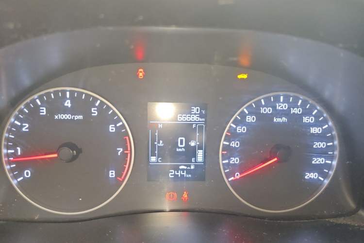 Used Kia Forte 2018 1.6L Manual Value Edition with Sunroof Instrument Cluster