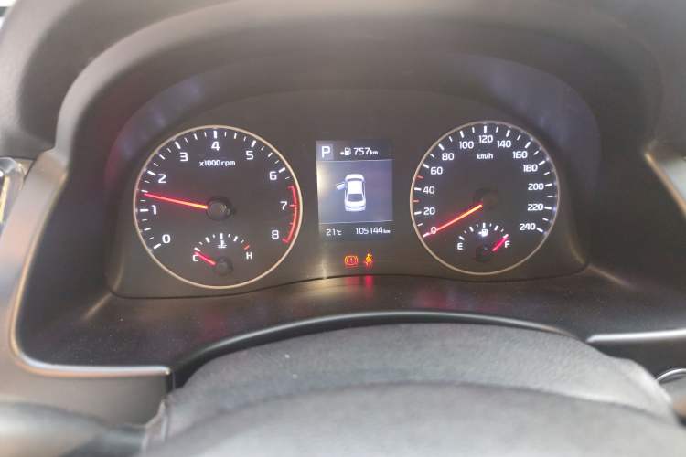 Used Kia Forte 2018 1.6L Automatic Value-Connect Edition with Intelligent Connectivity Odometer Close Up