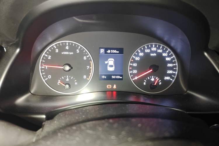 Used Kia Forte 2018 1.6L Automatic Value-Connect Edition with Intelligent Connectivity Odometer Close Up