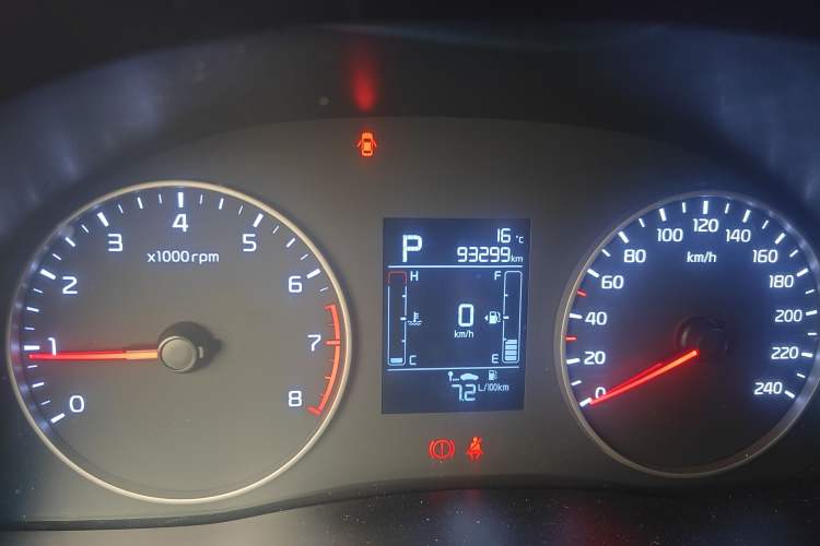 Used Kia Forte 2019 1.6L Automatic Fashion Edition China VI Standard Odometer Close Up