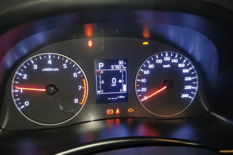 Used Kia Forte 2019 1.6L Automatic Fashion Edition China VI Standard Odometer Close Up