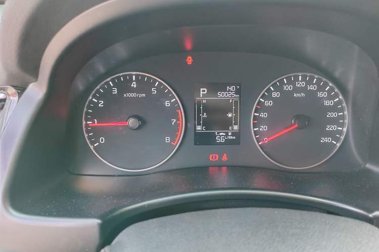 Used Kia Forte 2019 1.6L Automatic Fashion Edition China VI Standard Odometer Close Up